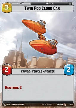Twin Pod Cloud Car⁣ - Shadows of the Galaxy: Extras⁣ (Common)⁣ [520]