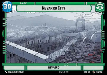 Nevarro City // Experience Token⁣ - Shadows of the Galaxy⁣ (Common)⁣ [022]