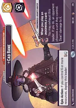 Cad Bane, He Who Needs No Introduction (V.2) - Shadows of the Galaxy: Extras (Common) [XSHD-276]