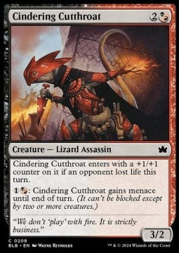 Cindering Cutthroat - Bloomburrow (Common) [BLB-208]