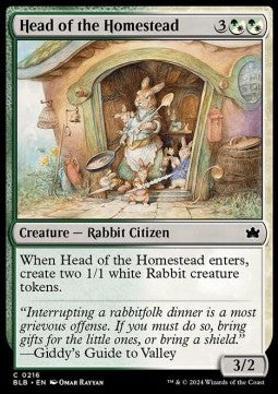 Head of the Homestead - Bloomburrow (Common) [BLB-216]