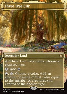 Three Tree City (V.1)⁣ - Bloomburrow: Extras⁣ (Rare)⁣ [337]