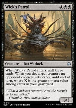 Wick's Patrol - Bloomburrow (Uncommon) [BLB-121]