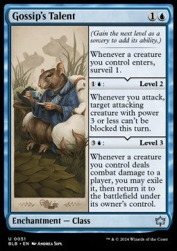 Gossip's Talent - Bloomburrow (Uncommon) [BLB-51]