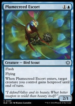 Plumecreed Escort - Bloomburrow (Uncommon) [BLB-65]