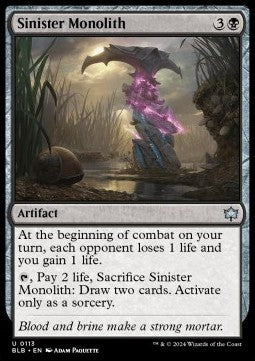 Sinister Monolith - Bloomburrow (Uncommon) [BLB-113]