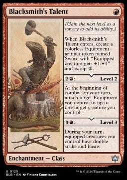 Blacksmith's Talent - Bloomburrow (Uncommon) [BLB-125]