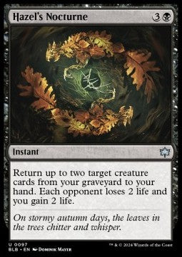 Hazel's Nocturne - Bloomburrow (Uncommon) [BLB-97]