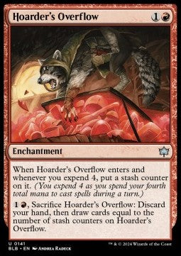 Hoarder's Overflow - Bloomburrow (Uncommon) [BLB-141]