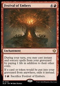 Festival of Embers⁣ - Bloomburrow⁣ (Rare)⁣ [134]