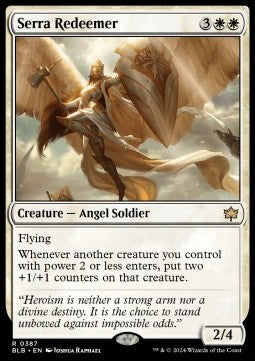 Serra Redeemer⁣ - Bloomburrow: Extras⁣ (Rare)⁣ [387]