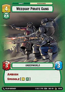 Weequay Pirate Gang - Spark of Rebellion: Organized Play (Common) [OSOR-WP03]