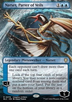 Narset, Parter of Veils⁣ - Commander: Bloomburrow: Extras⁣ (Rare)⁣ [76]