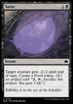 Savor - Bloomburrow (Common) [BLB-109]