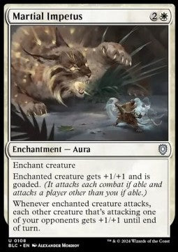 Martial Impetus - Commander: Bloomburrow (Uncommon) [BLC-108]