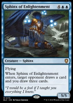 Sphinx of Enlightenment - Commander: Bloomburrow (Mythic) [BLC-175]