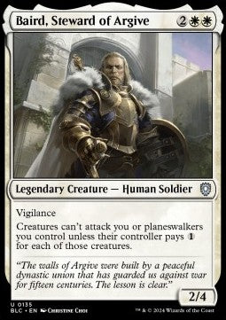 Baird, Steward of Argive - Commander: Bloomburrow (Uncommon) [BLC-135]