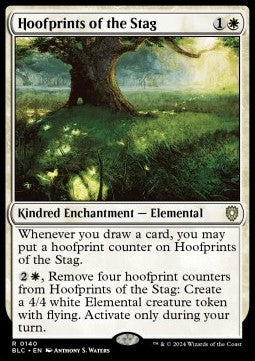 Hoofprints of the Stag - Commander: Bloomburrow (Rare) [BLC-140]