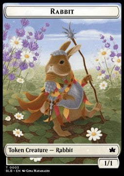 Rabbit Token (W 1/1) // Rabbit Token (W 1/1) - Bloomburrow: Tokens (Token) [TBLB-T 3/3]