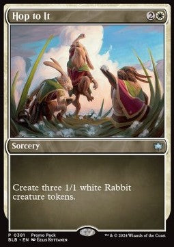Hop to It⁣ - Bloomburrow: Promos⁣ (Uncommon)⁣ [381]