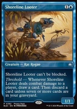 Shoreline Looter⁣ - Bloomburrow: Promos⁣ (Uncommon)⁣ [382]
