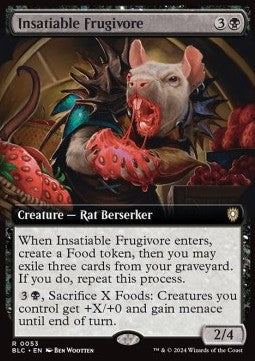 Insatiable Frugivore - Commander: Bloomburrow: Extras (Rare) [XBLC-53]