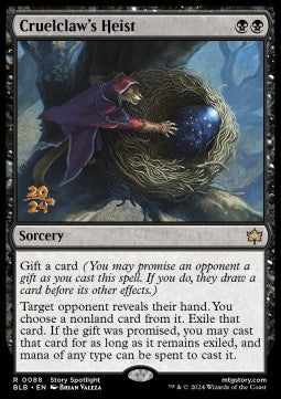 Cruelclaw's Heist (V.1) - Bloomburrow: Promos (Rare) [PBLB-88]