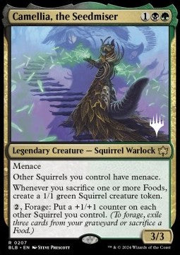 Camellia, the Seedmiser (V.2) - Bloomburrow: Promos (Rare) [PBLB-207]