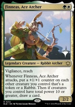 Finneas, Ace Archer (V.2) - Bloomburrow: Promos (Rare) [PBLB-212]