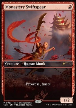 Monastery Swiftspear⁣ - Store Championship Promos⁣ (Rare)⁣ [27]
