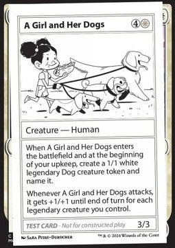 A Girl and Her Dogs - Mystery Booster 2: Playtest Cards (Special)
