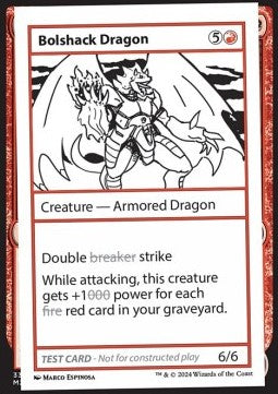 Bolshack Dragon⁣ - Mystery Booster 2: Playtest Cards⁣ (Special)