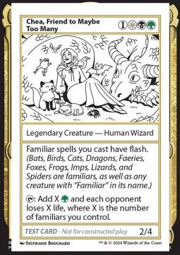 Chea, Friend to Maybe Too Many⁣ - Mystery Booster 2: Playtest Cards⁣ (Special)