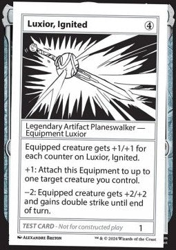 Luxior, Ignited - Mystery Booster 2: Playtest Cards (Special)