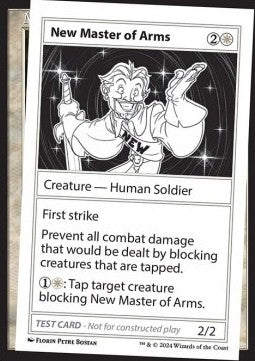 New Master of Arms - Mystery Booster 2: Playtest Cards (Special)