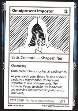 Omnipresent Impostor - Mystery Booster 2: Playtest Cards (Special)