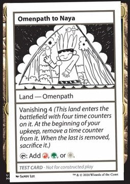 Omenpath to Naya - Mystery Booster 2: Playtest Cards (Special)