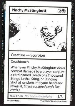 Pinchy McStingbutt - Mystery Booster 2: Playtest Cards (Special)