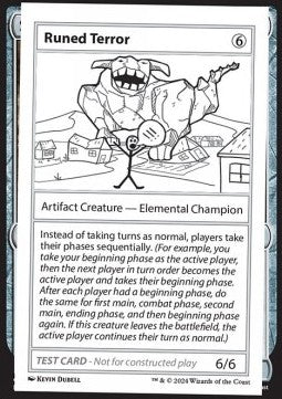 Runed Terror - Mystery Booster 2: Playtest Cards (Special)