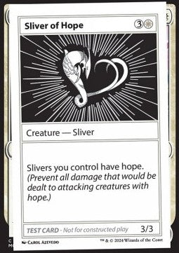 Sliver of Hope - Mystery Booster 2: Playtest Cards (Special)