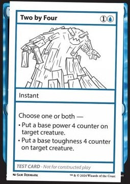 Two by Four⁣ - Mystery Booster 2: Playtest Cards⁣ (Special)