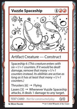 Vuzzle Spaceship⁣ - Mystery Booster 2: Playtest Cards⁣ (Special)
