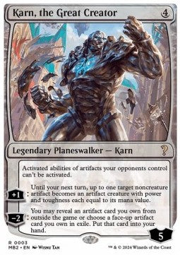 Karn, the Great Creator - Mystery Booster 2 (Rare) [MB2-3]