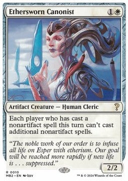 Ethersworn Canonist - Mystery Booster 2 (Rare) [MB2-10]