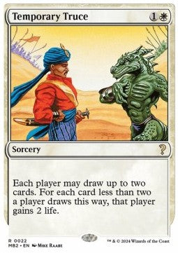 Temporary Truce - Mystery Booster 2 (Rare) [MB2-22]