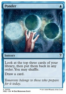 Ponder - Mystery Booster 2 (Common) [MB2-34]