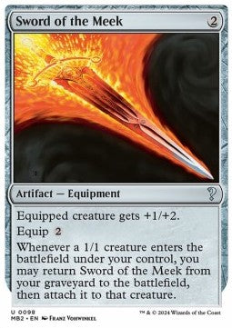 Sword of the Meek - Mystery Booster 2 (Uncommon) [MB2-98]