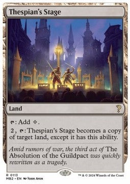 Thespian's Stage - Mystery Booster 2 (Rare) [MB2-113]
