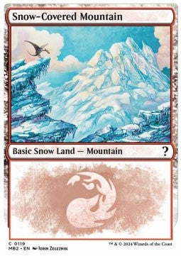 Snow-Covered Mountain - Mystery Booster 2 (Land) [MB2-119]
