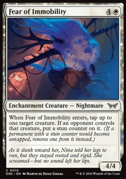 Fear of Immobility - Duskmourn: House of Horror (Common) [DSK-10]